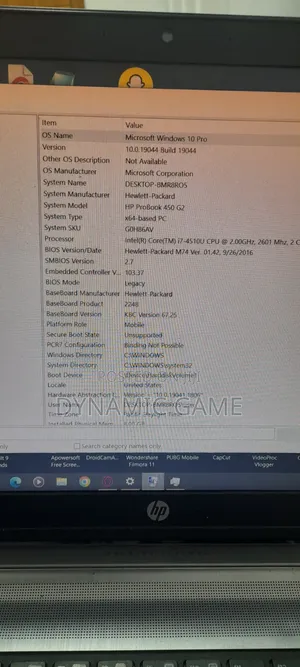 Laptop HP ProBook 450 G2 8GB Intel Core i7 HDD 500GB