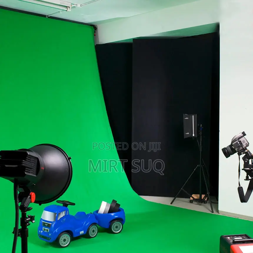 Professional 3mx3m Chromakey Green Screen Backdrop Cloth