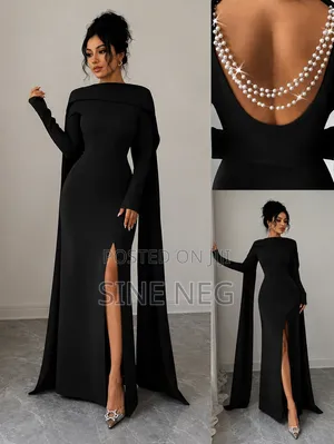 Elegant Long Sleeve Mermaid Dress