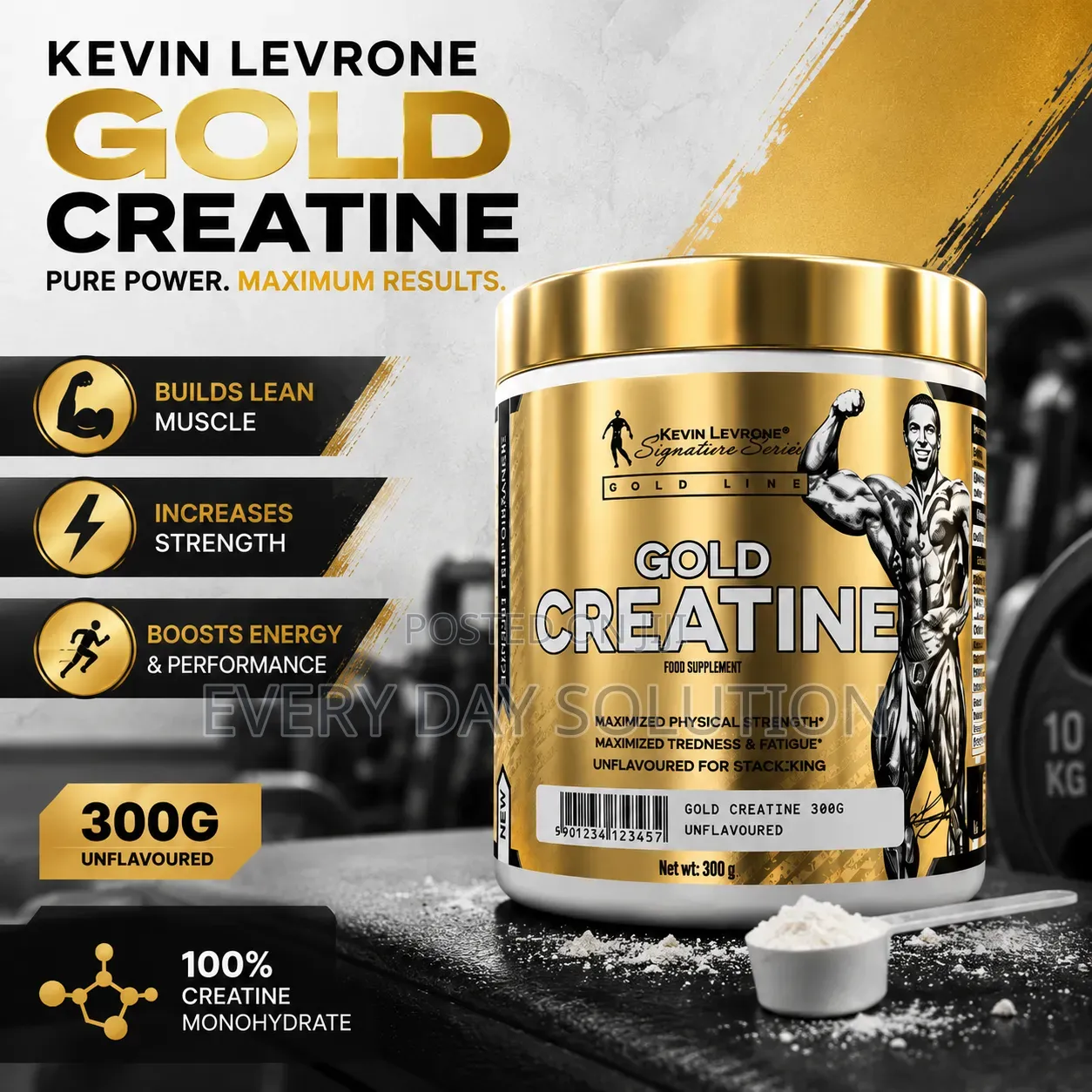 Original Gold Creatine 300g – ከባድ ስልጠና፣ ከፍተኛ ውጤት!