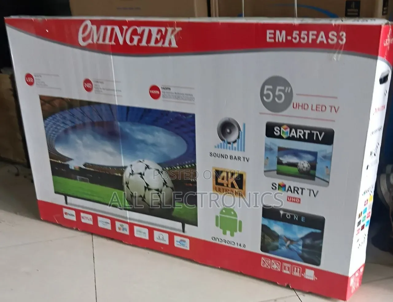 55"inch Smart Android 2160 Ultra TV
