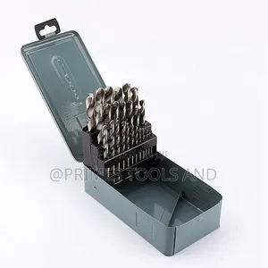 Drill Bit Set With Durable Metal Case