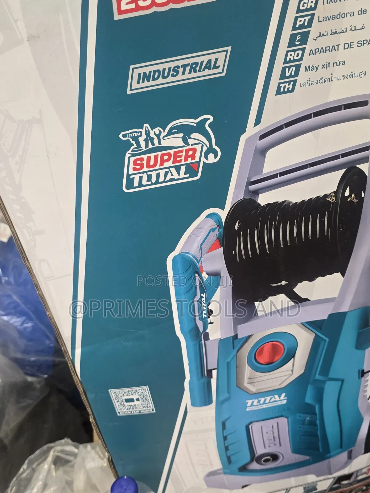 TOTAL 2500W High Pressure Washer Electric Car Washer