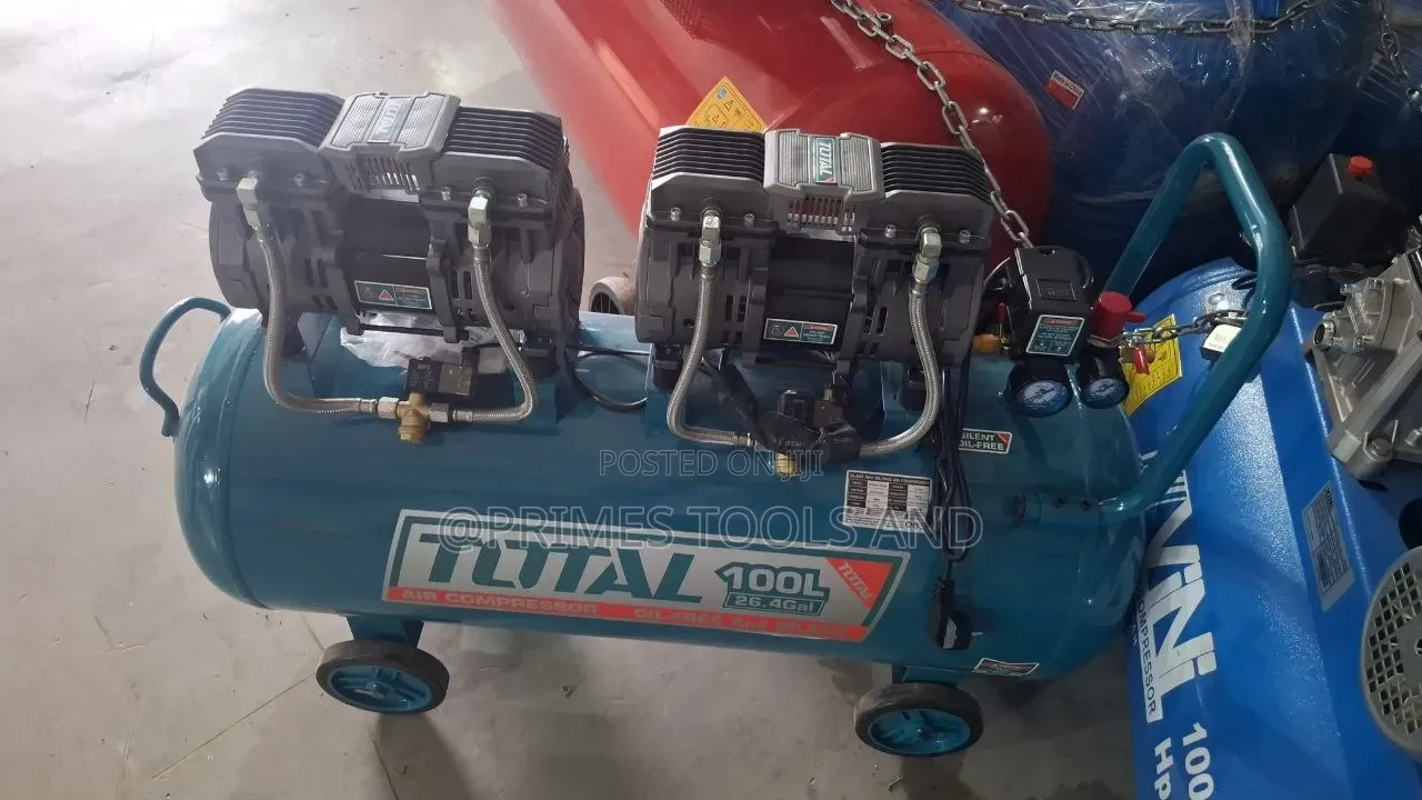 TOTAL 100L Silent Air Compressor Oil Air Compressor