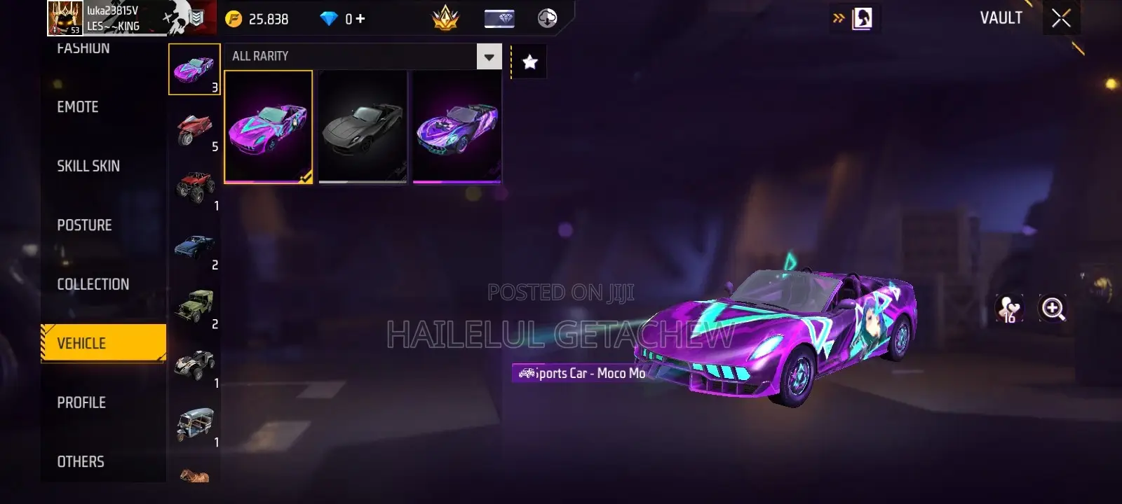 Free Fire 5-Year OG Account | 9 Mythic + 13 Epic Guns | 17 Emotes