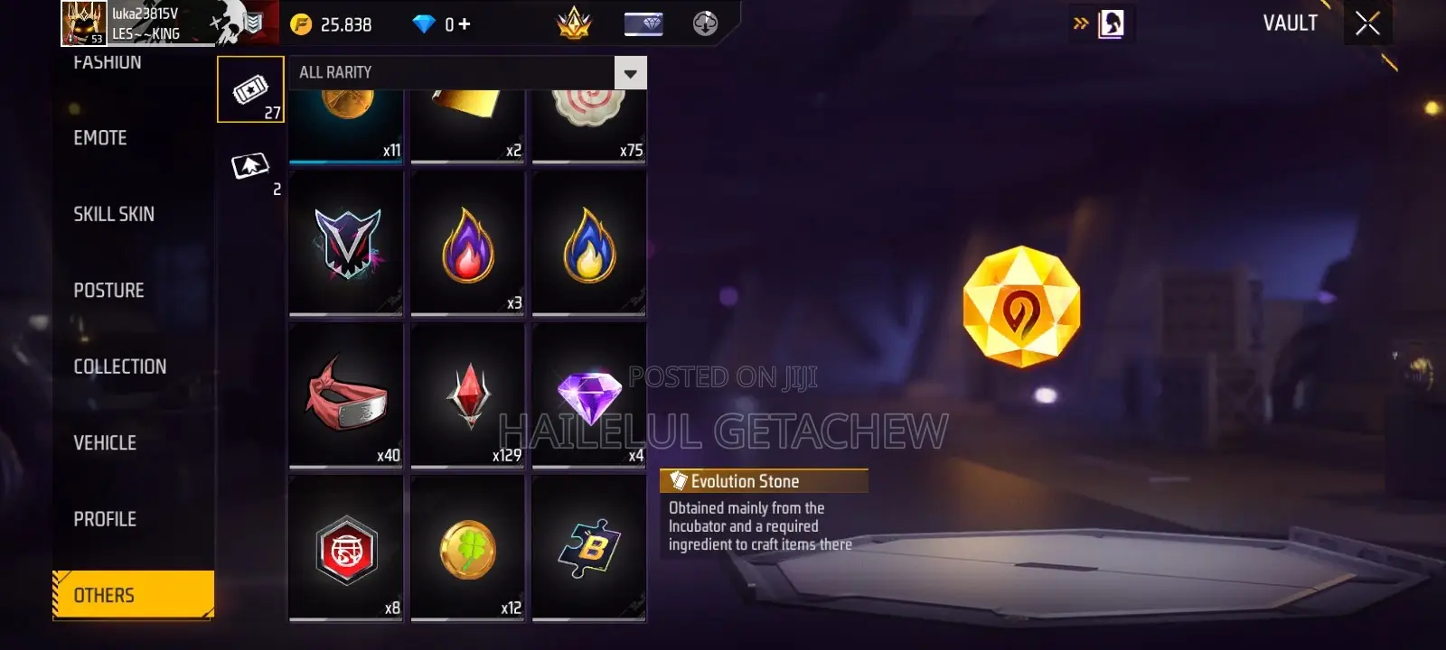 Free Fire 5-Year OG Account | 9 Mythic + 13 Epic Guns | 17 Emotes