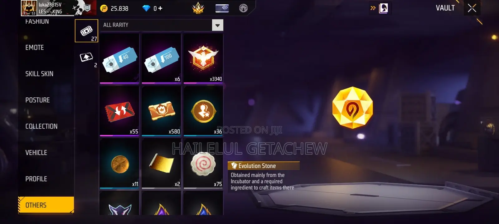 Free Fire 5-Year OG Account | 9 Mythic + 13 Epic Guns | 17 Emotes
