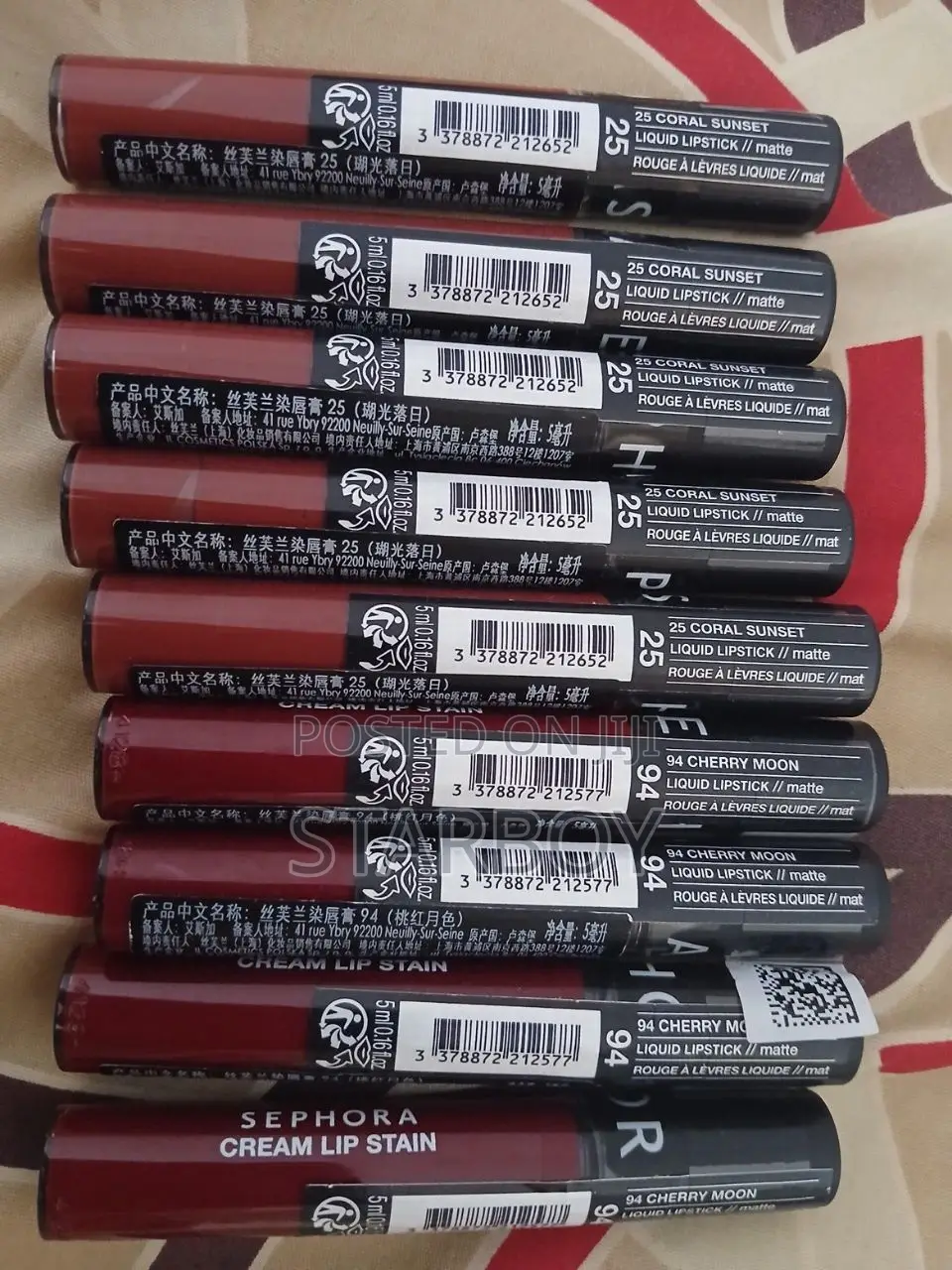 Authentic Sephora Lipstick – Cherry Moon (Matte Red)