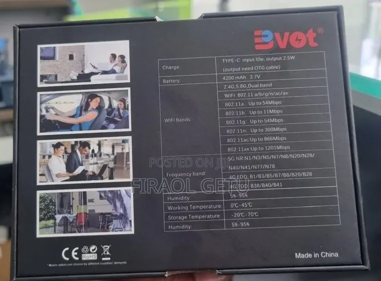 EVot WiFi 6 Real 5G Router