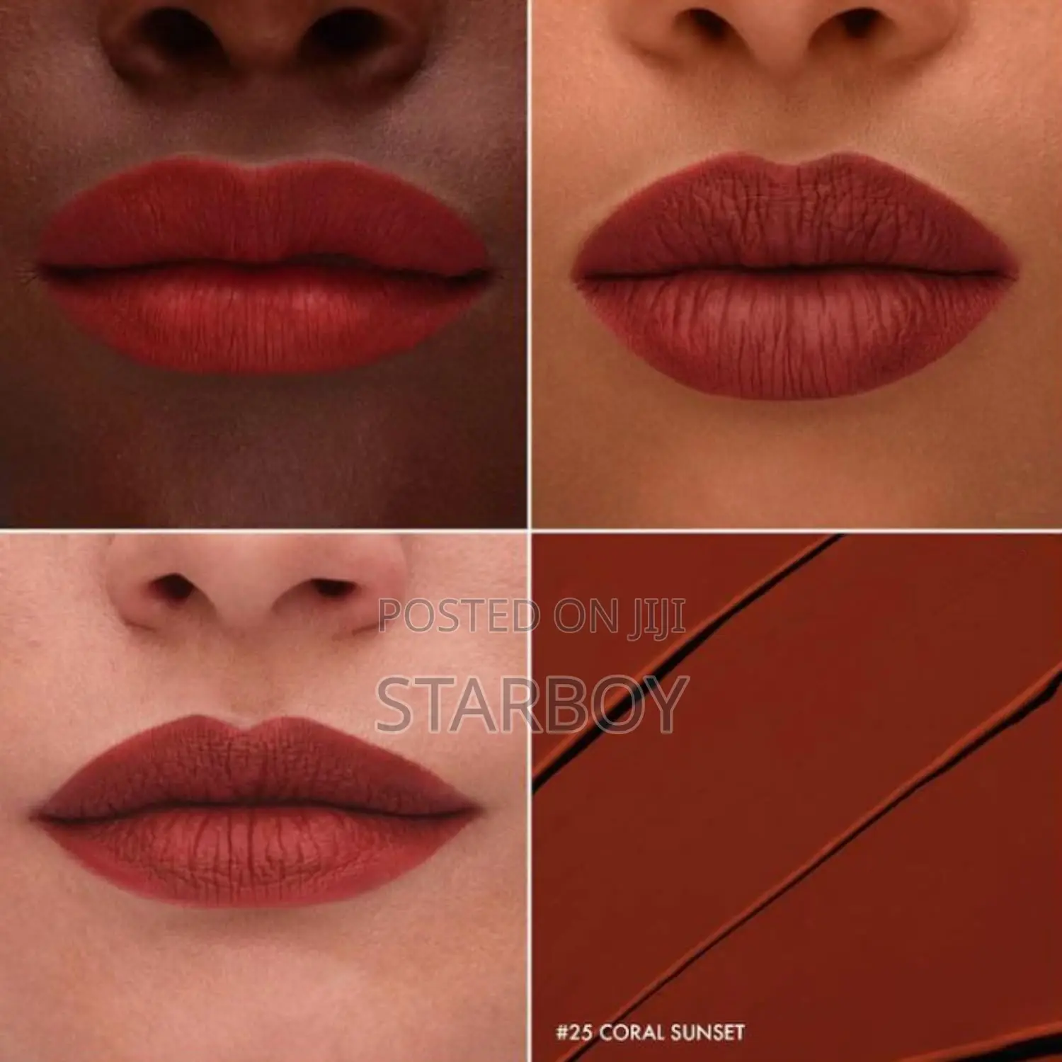 Authentic Sephora Lipstick – Coral Sunset (Metallic Coral)