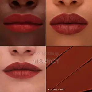 Authentic Sephora Lipstick – Coral Sunset (Metallic Coral)