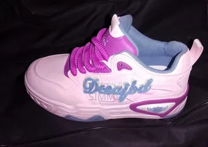 Girls Shoe Rose With Slight Heel