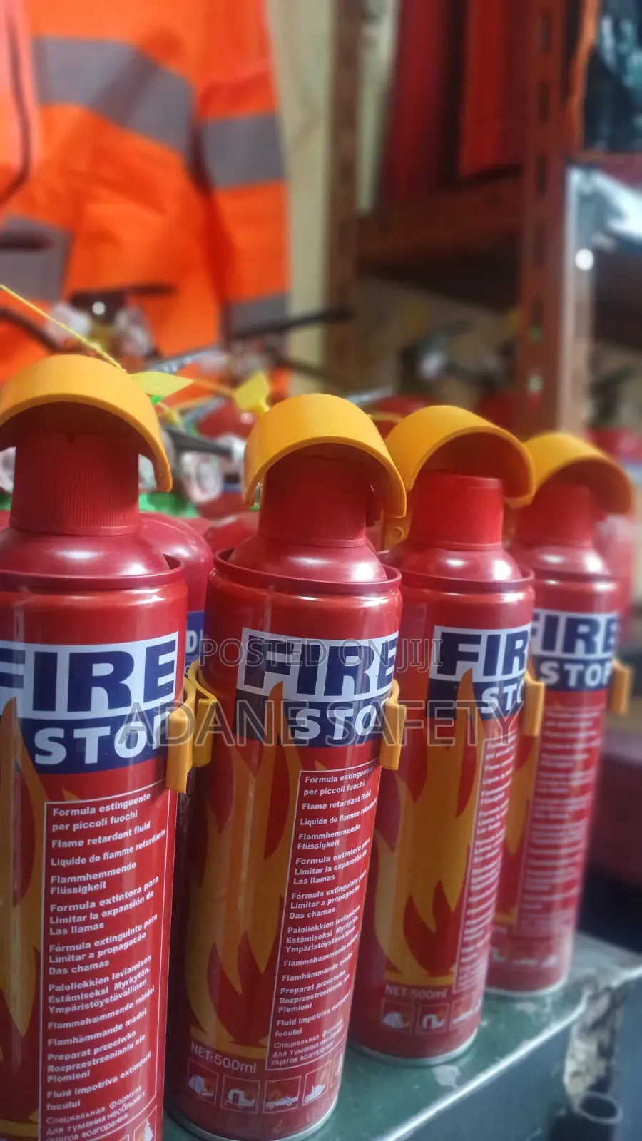 500ml Fire Extingui$her Esat Matfya for Your Car 撤 欧瑞 石头喔 Adane Safety