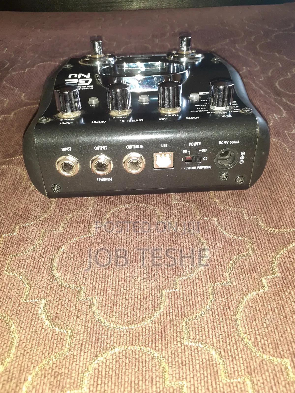 Guitar With Effector