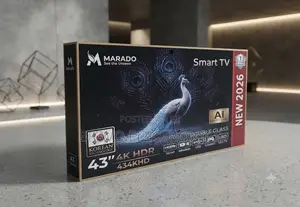 MARADO 43” AI HDR Smart TV – Double Screen | Latest Model