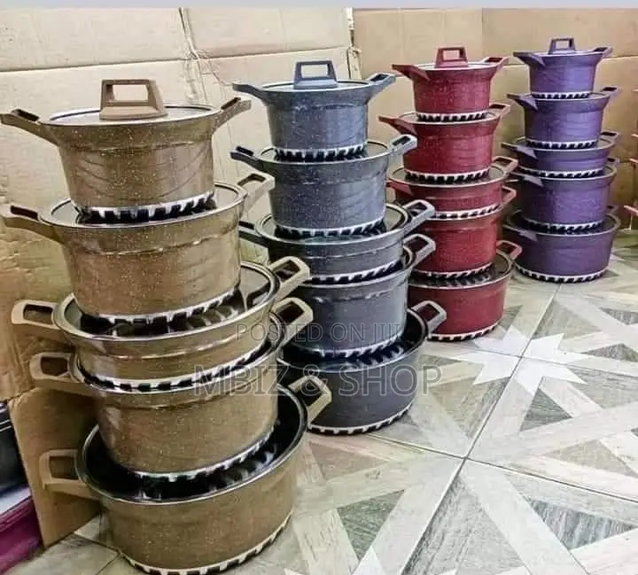 Momcoc 11PCs Granite Cookware