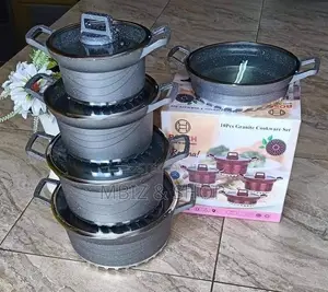 Momcoc 11PCs Granite Cookware