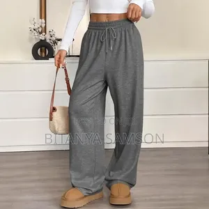 Solid Color Women Causal Pants