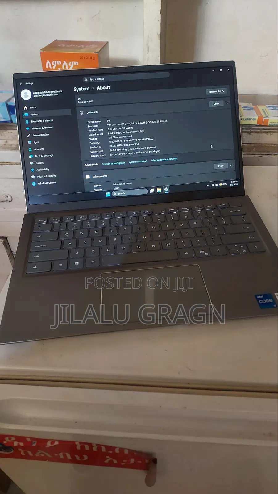 Laptop Dell Inspiron 14 5410 8GB Intel Core i5 SSD 256GB