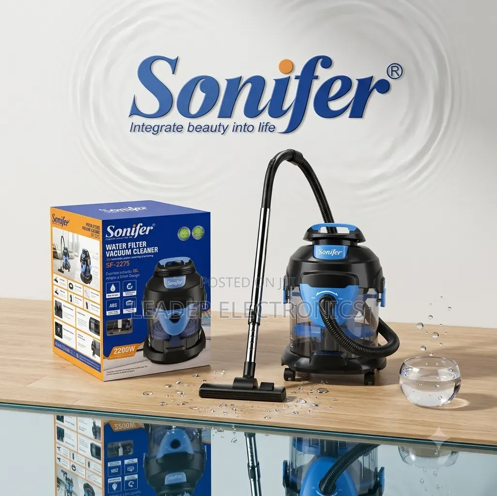 Sonifer 3-in-1 Water Filter Vacuum Cleaner 15 Liter – Wet, Dry Air B
