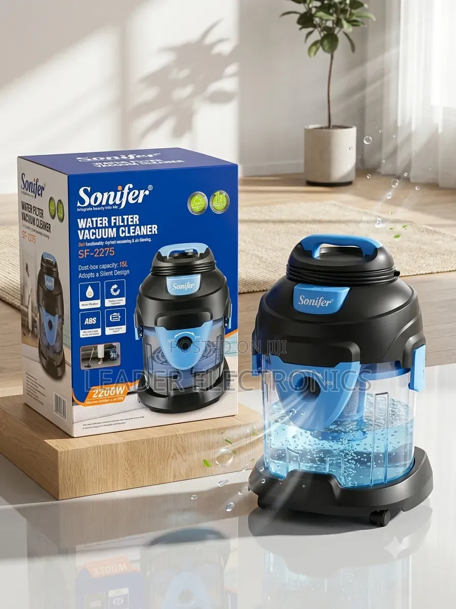 Sonifer 3-in-1 Water Filter Vacuum Cleaner 15L – Wet Dry