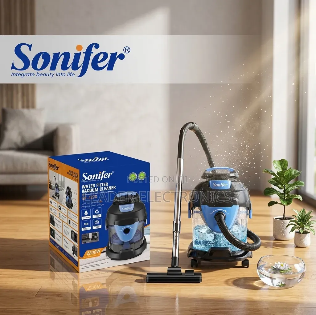 Sonifer 3-in-1 Water Filter Vacuum Cleaner 15 Liter 2200 Watt