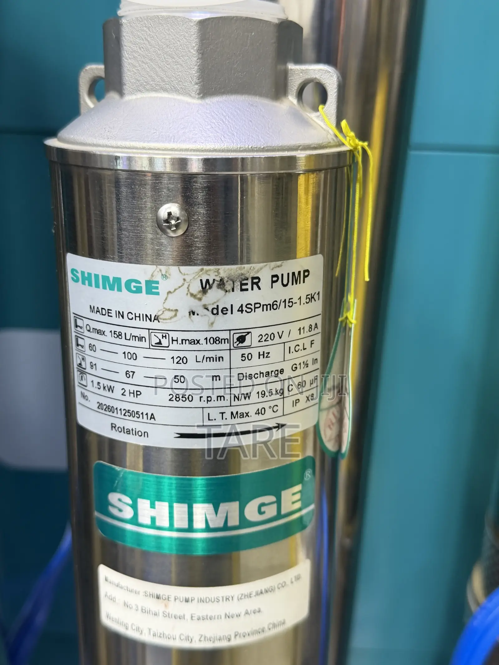 Borehole Submersible Water Pump