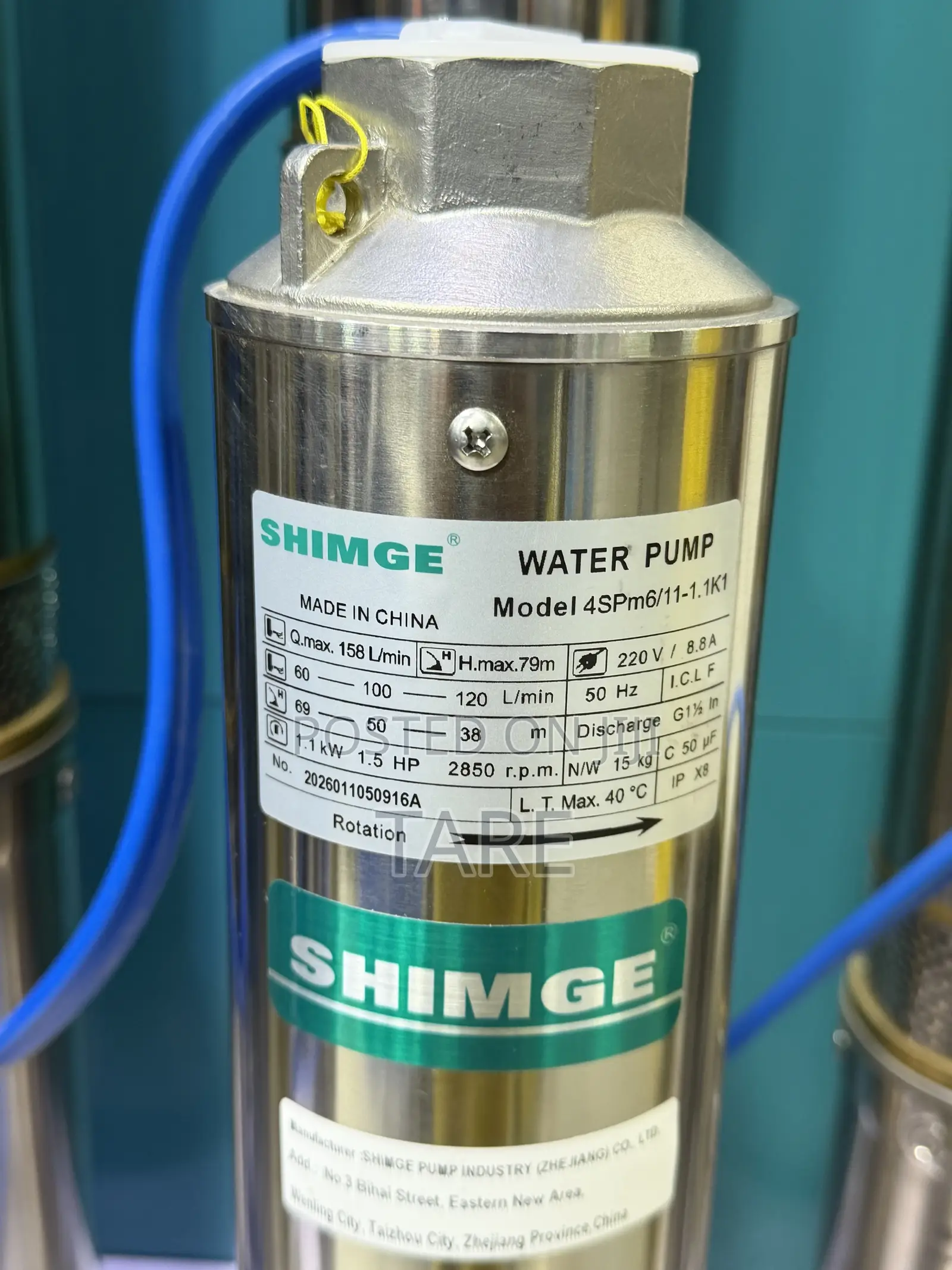 Borehole Submersible Water Pump