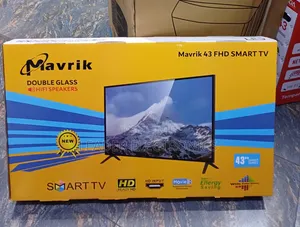 Mavrik TV 43" Smart Android TV – Double Glass Design | New 2026 Model