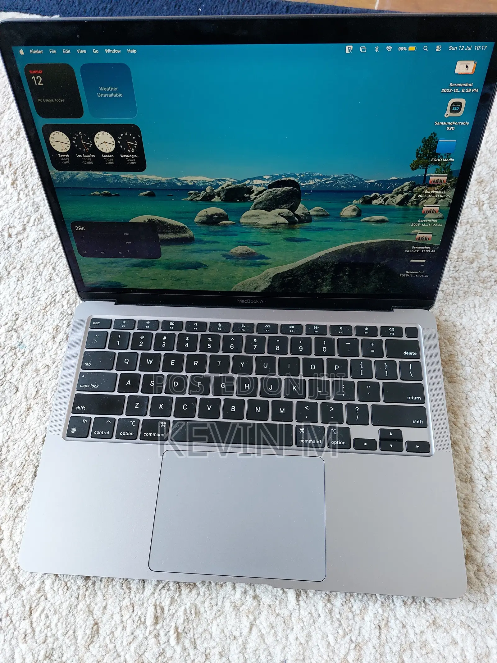 Laptop Apple MacBook Air 2020 M1 16GB Apple M1 SSD 1T