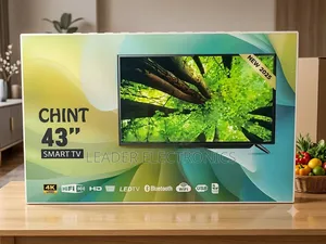 Chint TV 43" Smart Android TV – Double Glass Design | New 2026 |