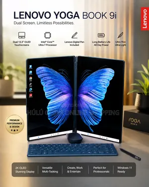 New Laptop Lenovo Yoga Book 9i 16GB Intel Core i7 SSD 1T