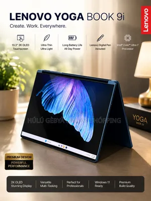 New Laptop Lenovo Yoga Book 9i 16GB Intel Core i7 SSD 1T
