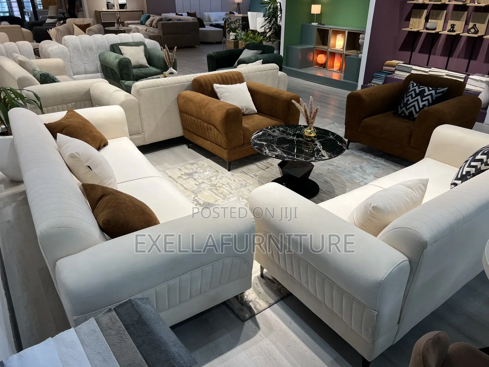 Modern Luxury Fabric Sofa Set 7 Seater Living Room Couch