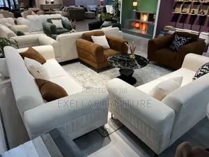 Modern Luxury Fabric Sofa Set 7 Seater Living Room Couch