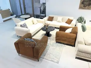 Modern Luxury Fabric Sofa Set 7 Seater Living Room Couch