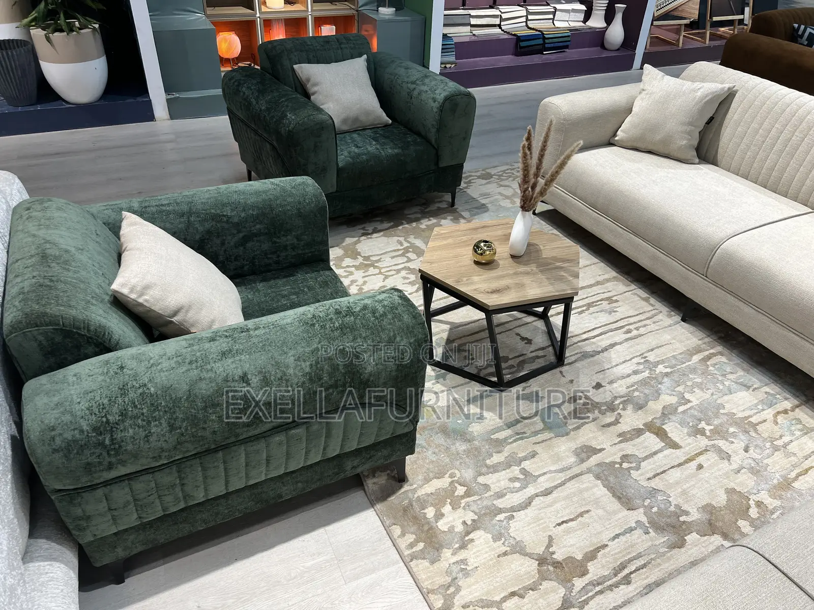 Modern Luxury Fabric Sofa Set 7 Seater Living Room Couch