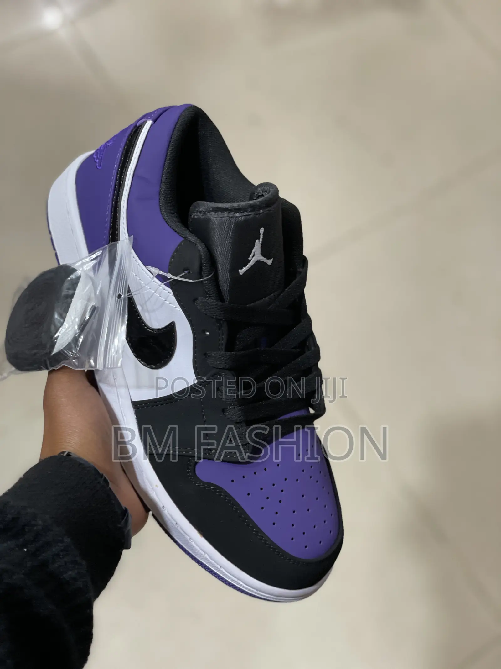 J1 Low Sb Dunk Black X White X Purple