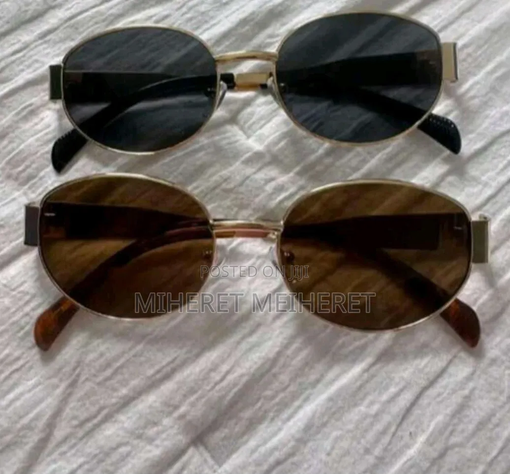 2Pairs Oval Metal Frame Retro Fashion Glasses, Suitable for Men And