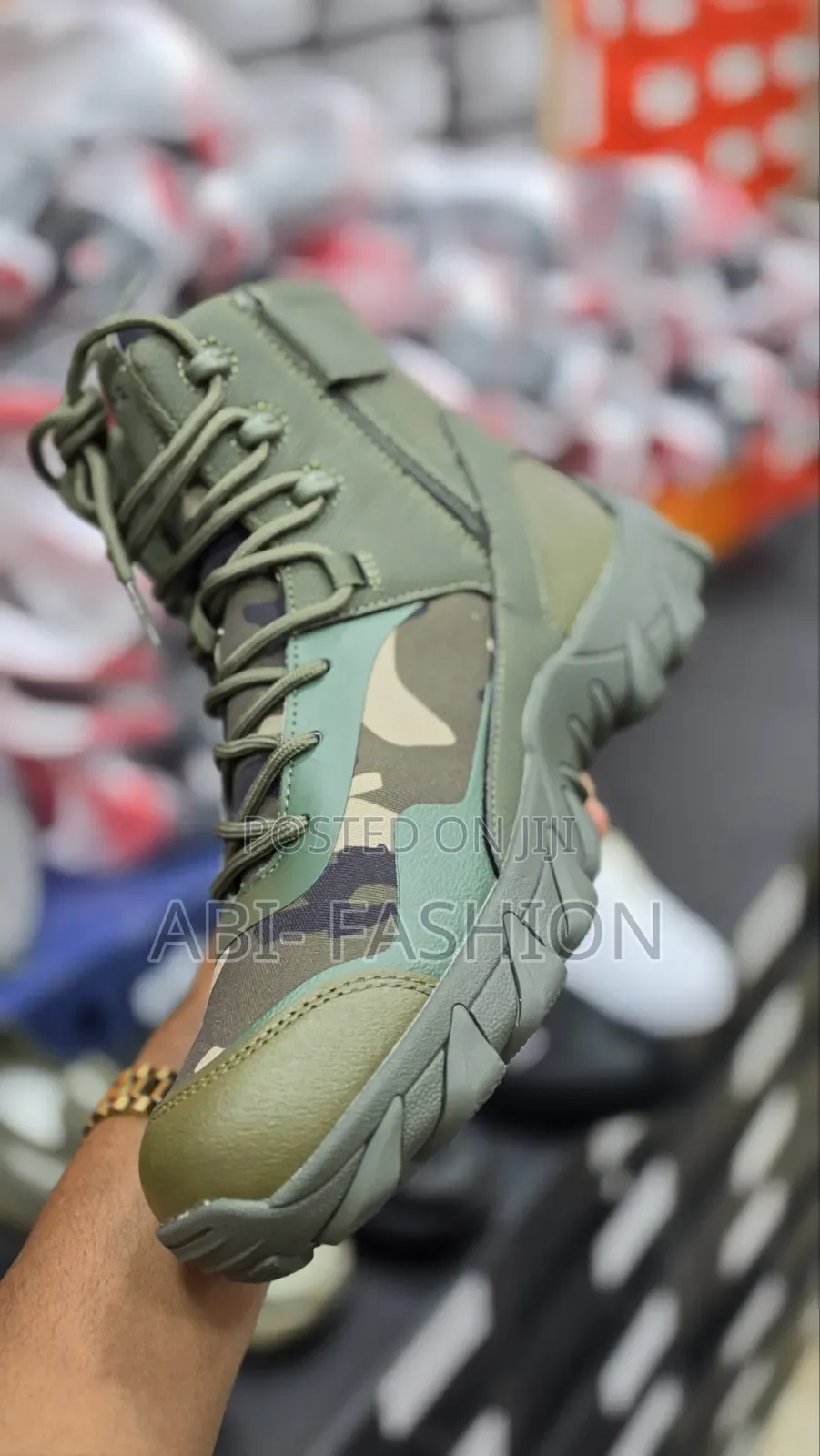 Miltary Boots Camo-Print Outdoor Tactical Boots Master Quality