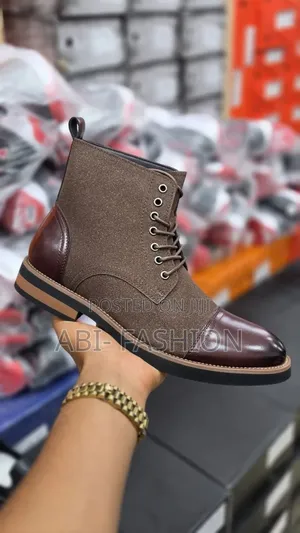 M3ns Two-Tone Oxford Dress Boot Master Quality