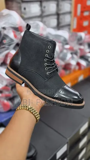 M3ns Two-Tone Oxford Dress Boot Master Quality