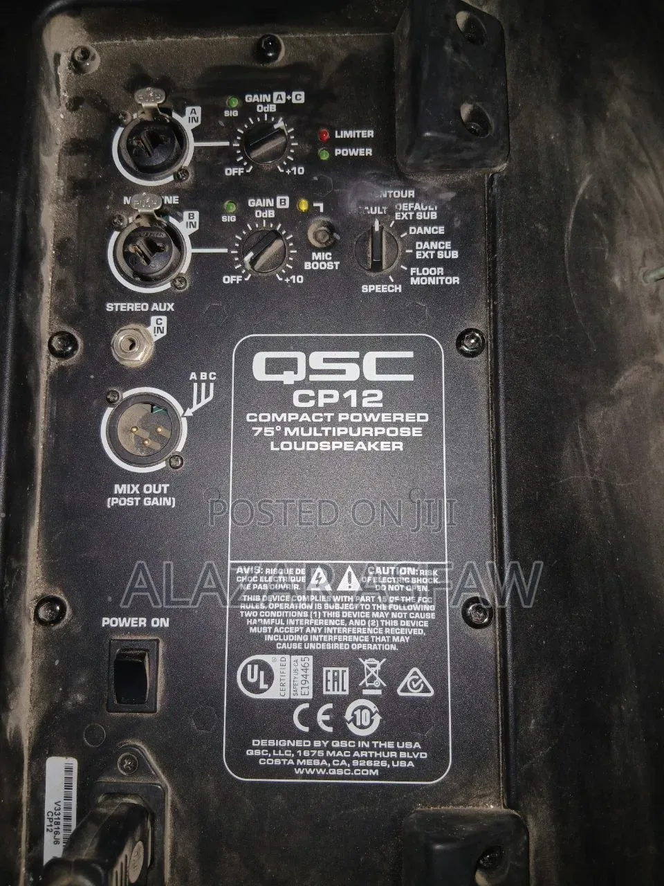 QSC Powered Speakers. 3 PCS