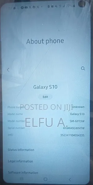 Samsung Galaxy S10 128 GB White