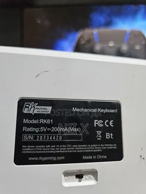 RK61 Mechanical Keyboard (Blue Switches)