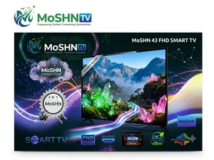Moshn TV 43" Smart Android TV – Double Glass Design