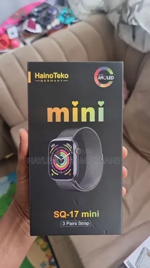 Haino Teko SQ-17 Mini AMOLED Smart Watch With 3 Pairs Strap