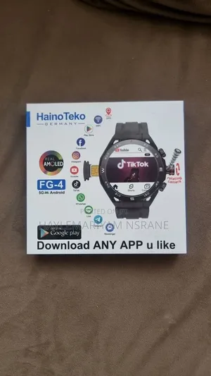Haino Teko FG-4 5G Android Smart Watch With Rotating Camera AMOLED