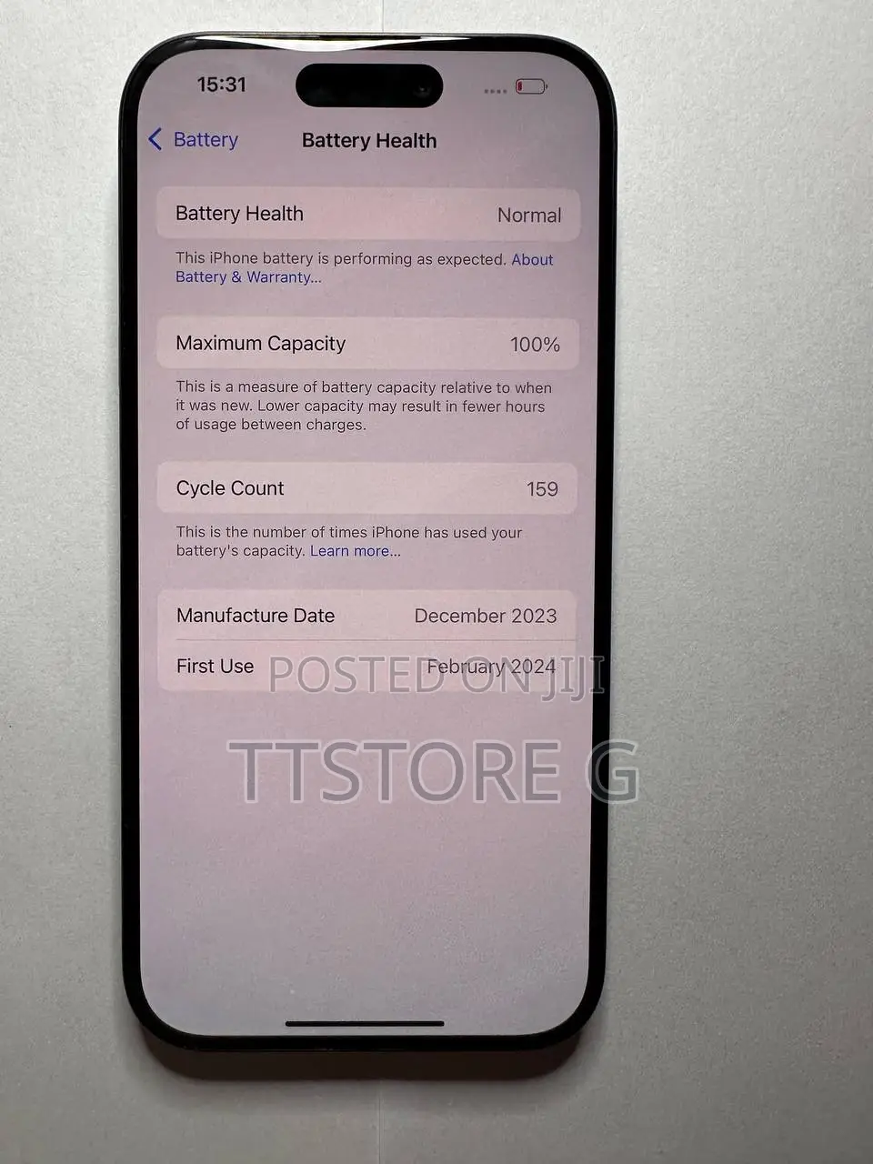 Apple iPhone 15 Pro 128 GB Black