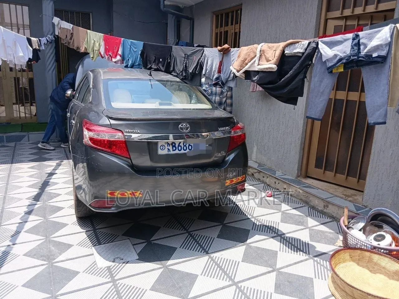 Toyota Yaris 2016 Gray